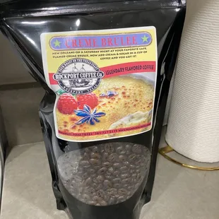 Fresh roasted coffee beans