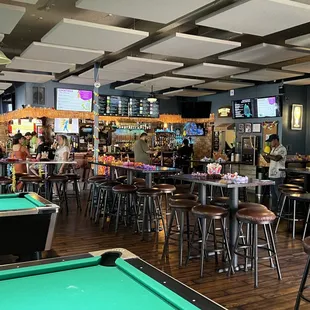 billiards and pool tables