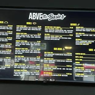 July 21, 2023 menu