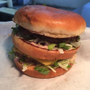 Secret menu: The Dougie. Sometimes you're craving a big hack because you don't want an air burger.