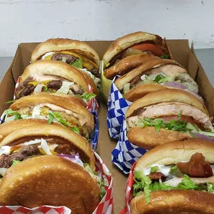 This is every burger ON the menu