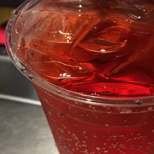 Mango berry craft soda