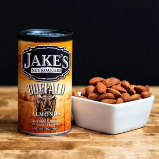 Available now: Jakes Buffalo seasoned almonds
