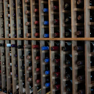 Large selection of wine by the bottle or case.
