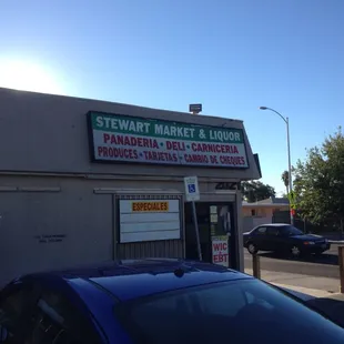 Front...just after sunrise.