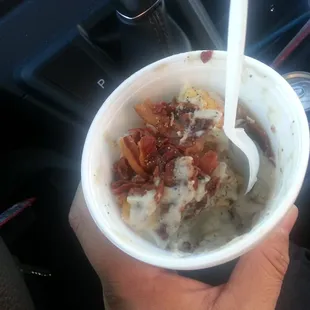 Best biscuits and gravy ever! Bacon,sausage or plain your choice!
