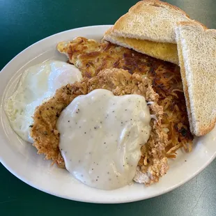 Chicken fried tenderloin.