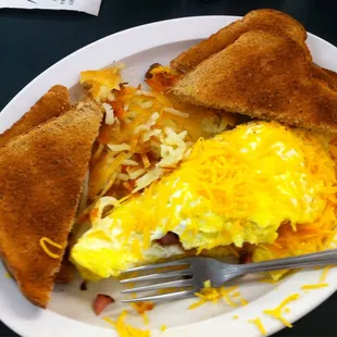 Sausage Cheese Omelet