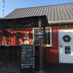 Outdoor ordering area