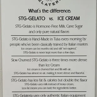 Gelato vs Ice Cream