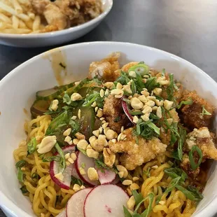 Garlic Noodles with Chicken