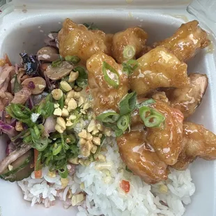 Bang bang shrimp bowl