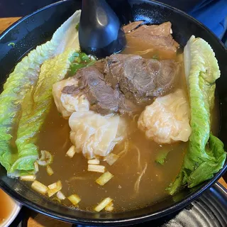 Braised Beef Wonton Noodle Soup