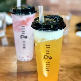 Mango Green Tea w/ Creme