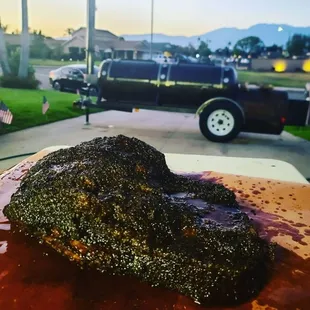 Smoked prime brisket