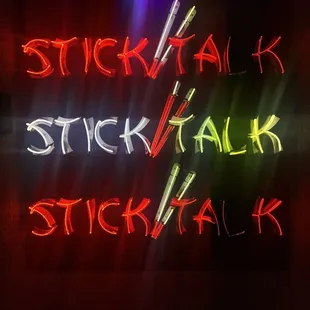 STICK TALK SIGN