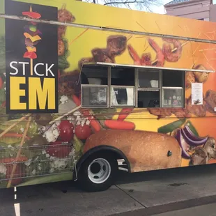 The front of the food truck