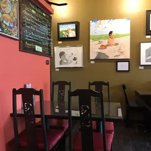 Inside the restaurant