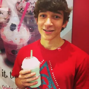 @Deejayboone loving his shake! Come back to see us soon!