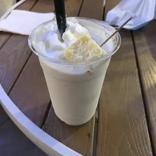 Cheesecake shake just tastes like blended milk with no flavor . Cheese cake sucks