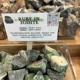 Ruby in zoisite