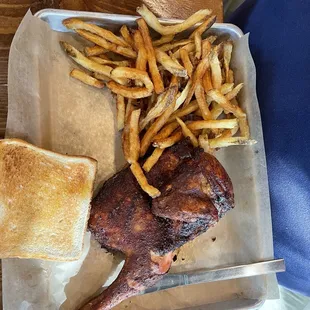 Smoked Half Chicken Plate