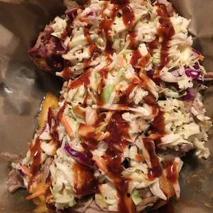 Pimento BBQ potato skins. Amazing.