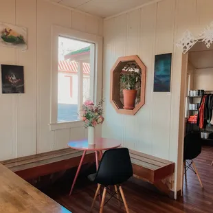 Interior sitting area