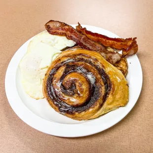 Cinnamon Roll French Toast in the Bistro within Sticks Stones and Bonez.