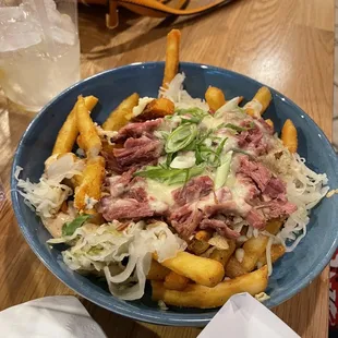Pastrami fries