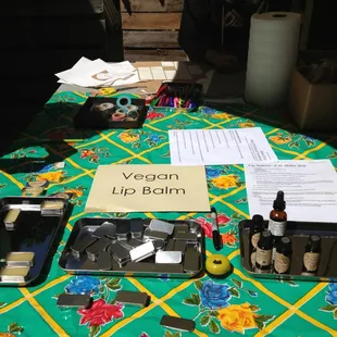 Eco spa workshop station.