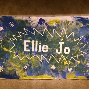 Painting after removing tape