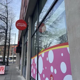 the outside of the building