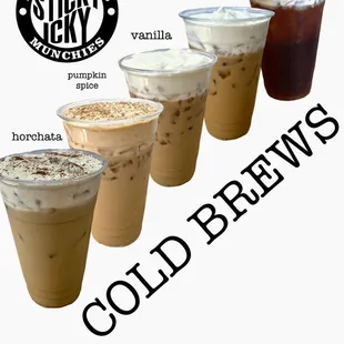 New to our menu COLD BREWS