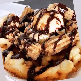 CHURRO Funnel Cake