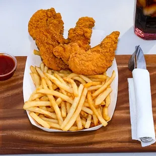 Chicken and fries Main: Some combos just never go out of style.