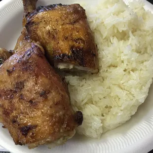 #4 lunch chicken with sticky rice