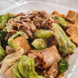 Pad See Ew with tofu