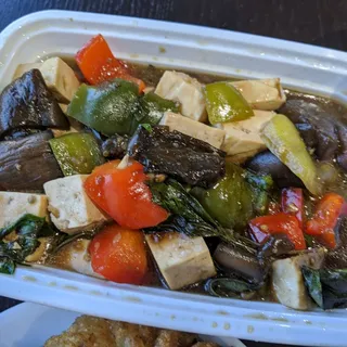 10. Pad Basil with Eggplant and Tofu