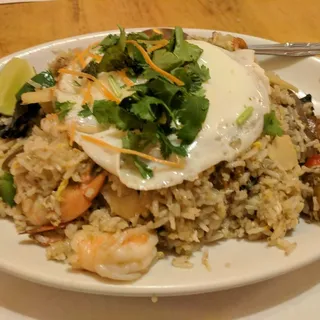 4A. Green Curry Fried Rice with Fried Egg