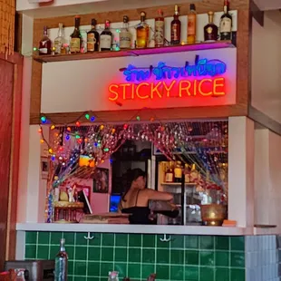 Bar area
