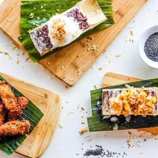 Sweet Purple Rice with Mango