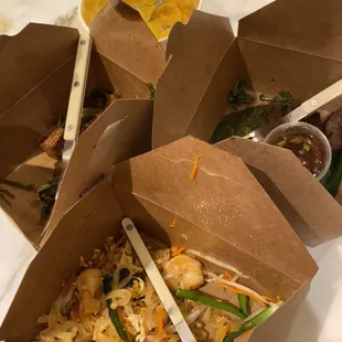 Pad Thai and other dishes