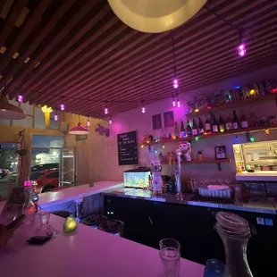 sushi and sashimi, interior