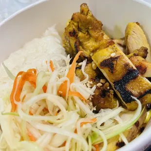 Gai Yang - Bbq Chicken with sticky rice and papaya salad