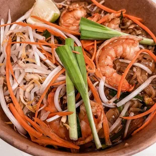 Pad Thai W/ Shrimp -