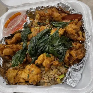 Herb Chicken Fried Rice