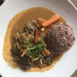 Panang Red Curry Lunch