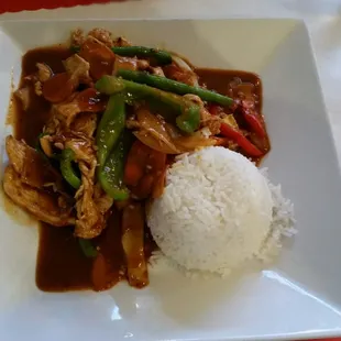 Hot and spicy stir fry