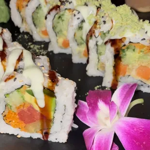 Club Vegan Open Ocean Roll and Club Vegan Earth Day Roll